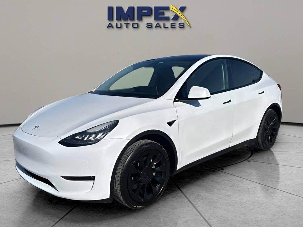 TESLA MODEL Y 2021 5YJYGDED3MF103714 image